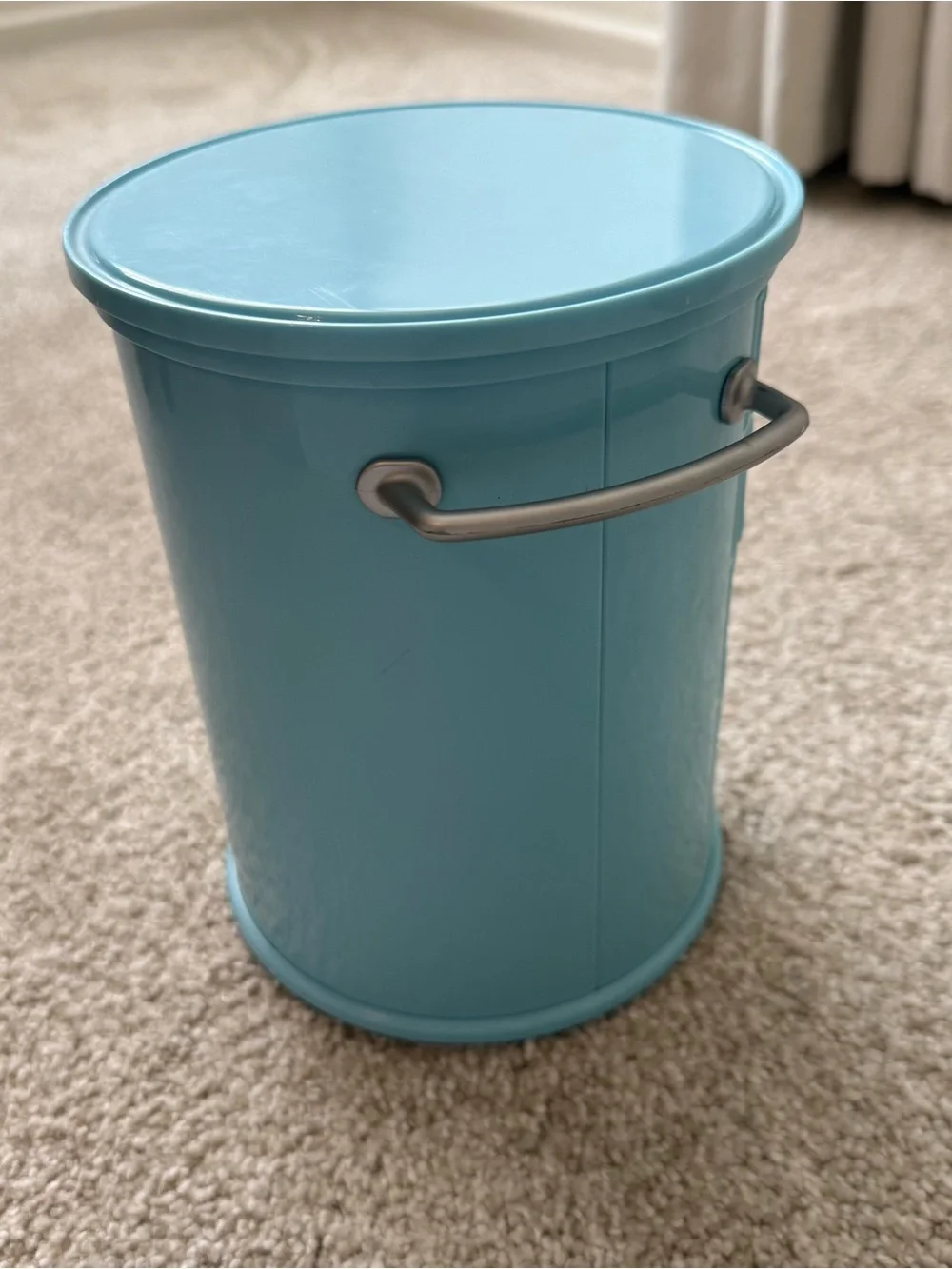 American Girl Dresser Retro Mid- Century Blue Round Drawers